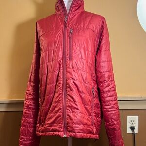 REI  Co-op Revelcloud II Jacket  sz M Red Insulated  21x26” Gorpcore Packable